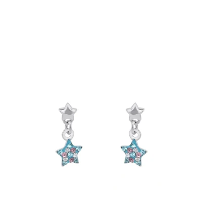 Imagen de Prinzessin Lillifee Hada Pendientes Joyas para las Orejas, con Preciosa, 1.4 cm, Multicolor, Estrella, Estuche de Regalo Joyería, 2013176