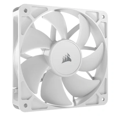 Imagen de CORSAIR RS120 120 mm PWM Ventilador Conexión en Cadena Bajo Nivel de Ruido Rodamiento Cúpula Magnética Paquete Sencillo Blanco