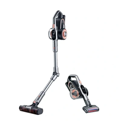 Imagen de Jimmy H10 Pro Aspiradora eléctrica inalámbrica Flexible, batería extraíble, 600 W, 245 AW y 25 Kpa Potencia, autonomía de 90 Minutos, Pantalla LED Inteligente, Filtro HEPA estación Carga