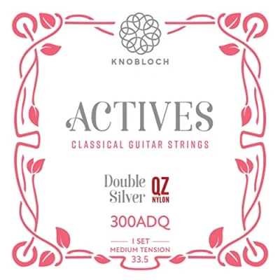 Imagen de KNOBLOCH STRINGS cuerdas de Guitarra Española 300ADQ ACTIVES Doble Plata Tensión Media 33.5 Graves Brillantes y Agudos Suaves Sonido Equilibrado Potente Juego Flamenca + Clásica