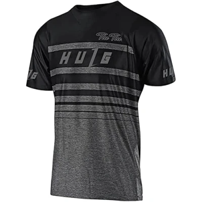 Imagen de Maillot Ciclismo Hombre Verano Bicicleta Montaña Bike MTB Camiseta con Mangas Cortas para De Carretera/Multideporte/Fitness (XXL,style 18)