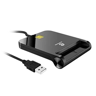 Imagen de ZOWEETEK Lector dnie electronico con USB,Lector DNI,Compatible Todas Las Tarjetas de DNI