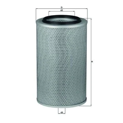 Imagen de MAHLE ORIGINAL LX 227 Filtro de aire 382,0 228,0 Cartucho filtrante MERCEDES BENZ: ACTROS MP4, ATEGO 2, AROCS, MAN: TGX, TGL, TGA, DAF: XF, LF 45