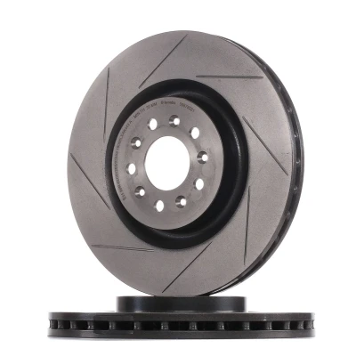 Imagen de BREMBO COATED DISC LINE 09.8780.21 Disco de freno 355 32 5 ranurado, ventilación interna revestido altamente carbonizado con tornillos