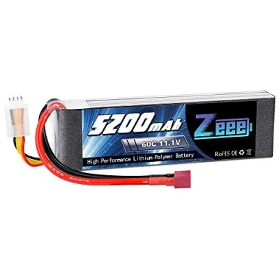Imagen de Zeee 3S LiPo Batería 11.1V 5200mAh 60C RC con Deans T Conector para Coche Camión Auto Boot Helicóptero LKW Truggy Hobby