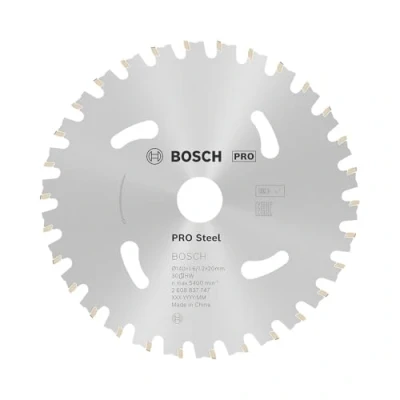 Imagen de Bosch Professional Disco de sierra circular Standard for Steel (acero, 140 x 20 1,6 mm, 30 dientes, accesorio sin cable)