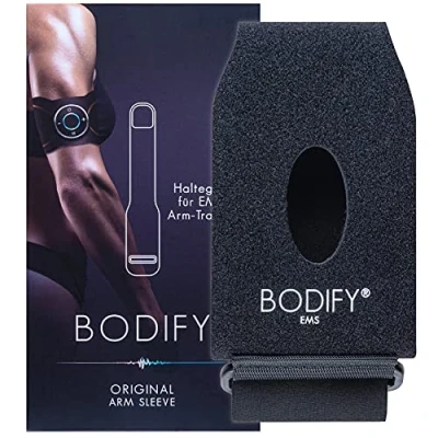 Imagen de Bodify® Correa de sujeción para ejercitador Brazos y piernas EMS fijación Adicional Las Almohadillas Gel El Original (sin Entrenador EMS) (Correa Brazos)