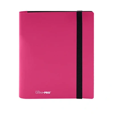 Imagen de Ultra Pro Carpeta Eclipse de 4 Bolsillos, Color Rosa Intenso, Liso, Negro, Medium (E 15384)
