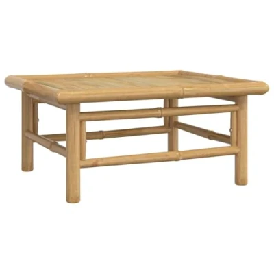 Imagen de vidaXL Mesa de jardín bambú 65x55x30 cm