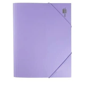 Imagen de Carpeta liderpapel gomas solapas polipropileno din a4 lavanda opaco