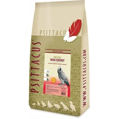 Imagen de Psittacus High Energy Breeding 12 kg Pienso Completo para Yacos, Guacamayos y Otros Loros Africanos Alimento Premium Aves, 100% no GMO