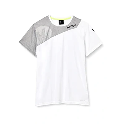 Imagen de Kempa Core 2.0 Shirt Women Camiseta De Juego Balonmano para Mujer, Blanco/Gris Oscuro Mezcla, XXL