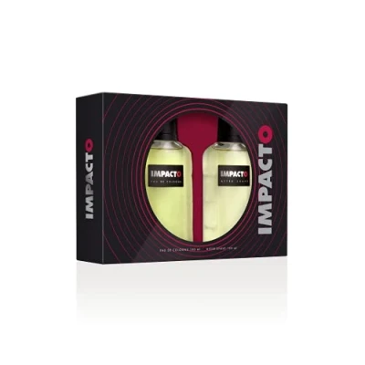 Imagen de IMPACTO Estuche Regalo de Hombre, Pack 2 Piezas (Perfume Hombre 100 ml + After Shave ml)