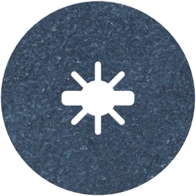 Imagen de Bosch Professional Best Discos de lija fibra (para metales, X LOCK, R574, diámetro125 mm, grano 24, diámetro del orificio: 22,23 mm)