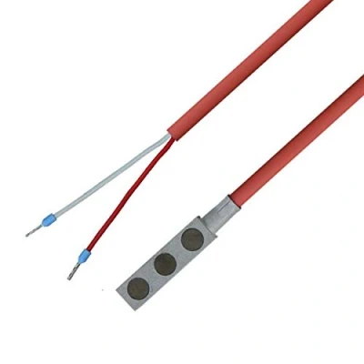 Imagen de iOVEO 046MO01202 PT100 Sensor magnético de superficie (cable silicona, hasta 200 C), probeta temperatura, 2 metros