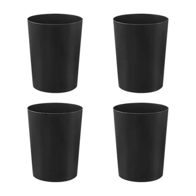 Imagen de Cetomo 7.2L * 4 Set, papelera, papelera para baños, cocinas, oficinas en el hogar, dormitorios negro