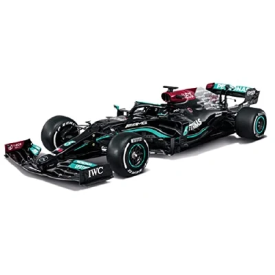 Imagen de Maisto Tech RC Coche teledirigido carrera Mercedes AMG F1 W12 E Performance, Licencia oficial, Fórmula 1, Escala 1/24, Alta velocidad, 2.4 GH.z, USB, Coches teledirigidos, Hamilton (78021)