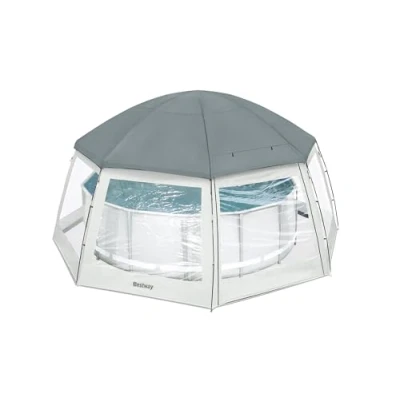 Imagen de Bestway Cúpula Redonda para Piscina, 19&#039;8&#039; x 9&#039;8&#039;/6,00 MX 6,00 2,95 m