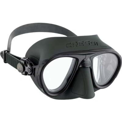 Imagen de Cressi Calibro Máscara polyvalent para Buceo, apnea Avanzada y submarina Fishing, Unisex Adulto, Negro, Talla única