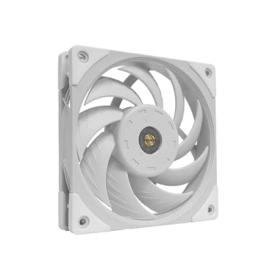 Imagen de Mars Gaming MF NC, Ventilador PC PWM 120mm, Rodamiento FDB de Cobre Hiperbalanceado, Silencioso con Diseño Aspas Híbridas, Ordenador Profesional, Blanco