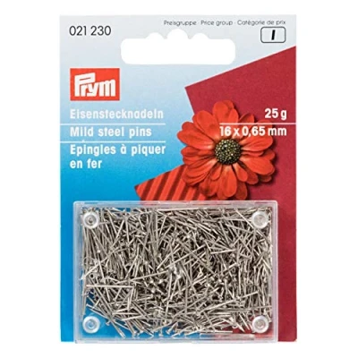 Imagen de Prym Headpins, Silver, 16 x 0,65 mm, Couleur Argent, 25 g