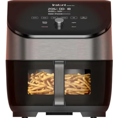 Imagen de Instant Port Vortex Plus 6 en 1 Freidora de Aire Digital con ClearCook y Función Asar, Recalentar, Hornear Deshidratar, 1.700 W 5,7 L