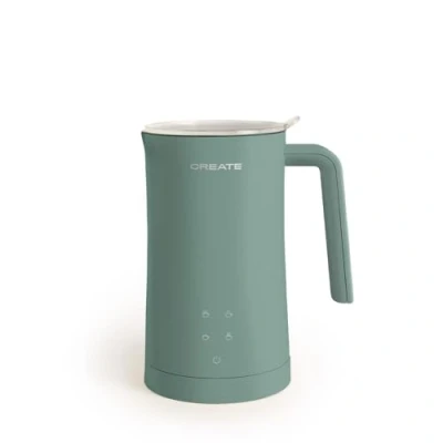 Imagen de CREATE/MILK FROTHER/Espumador calentador de leche eléctrico Verde Sage/Pantalla táctil, 4 programás automáticos, sitema seguridad, 350ml, uso en frío o caliente, 400 W