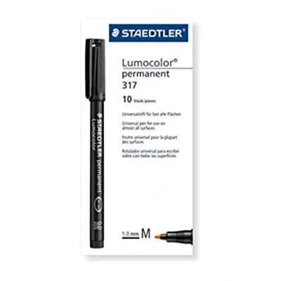 Imagen de Staedtler Lumocolor 317 4. Rotuladores de punta fina color naranja. Caja con 10 unidades.