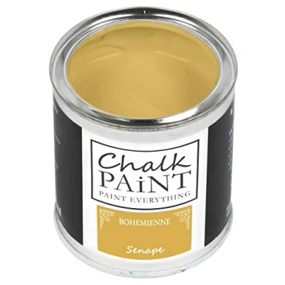 Imagen de Chalk Paint Everything® Pintura tiza Senape vuelva a dar color fácilmente todo tipo de material sin lijar (250 ml)