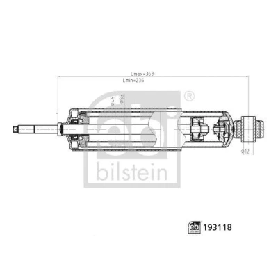 Imagen de FEBI BILSTEIN 193118 Amortiguador NISSAN: Cabstar