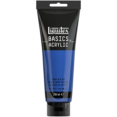 Imagen de Liquitex Basic Acrylic Tubo de Pintura Acrílica, 250 ML, Azul (Tono Cobalto Nuevo)