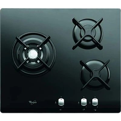 Imagen de Whirlpool Placa de gas AKT 404/NB, 3 zonas cocción, potencia 4000W