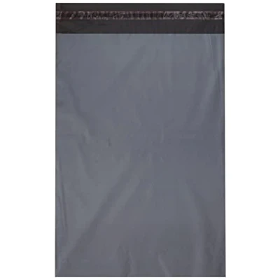 Imagen de triplast 10 x 35,5 cm Bolsa de plástico para envíos postales (500 unidades), color gris