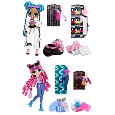 Imagen de L.O.L. Surprise! Muñecas de Moda Roller Chick y Chillax, exclusivas con 40 sorpresas Accesorios, Set Juego Reutilizable, Serie 3, Edad 4 años en adelante, 2
