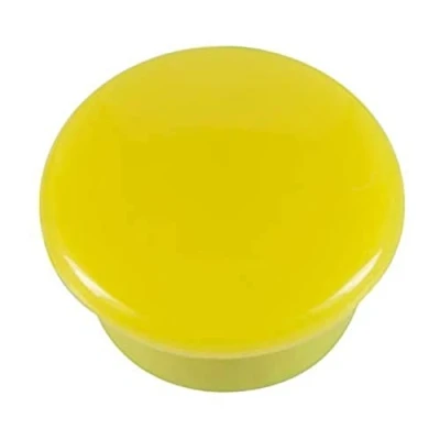 Imagen de Westcott E 10803 00 Imanes redondos (10 unidades, 15 mm), color amarillo