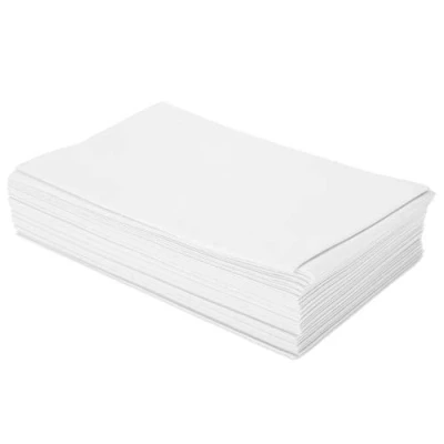 Imagen de Sábana desechable no tejida, 10Pcs Sábanas desechables salón de belleza Masaje Medical tejidas engrosadas para belleza(Blanco)