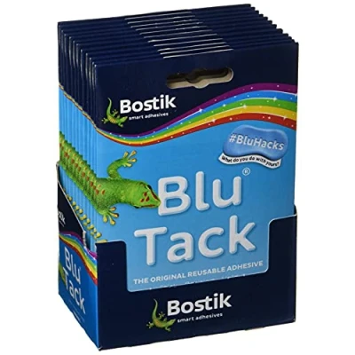 Imagen de Bostik 24552 Masilla adhesiva reutilizable, azul [Pack de 12]