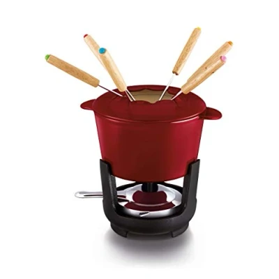 Imagen de Beka Arome Fondue de Hierro Fundido esmaltado, 15 cm, Color Rojo, 15.5 cm