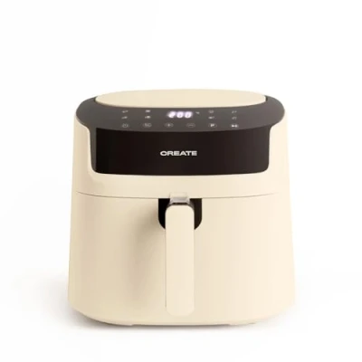 Imagen de CREATE/FRYER PRO LARGE/Freidora de aire sin Aceite 6,2L Blanco Roto / 8 programas automáticos, selector temperatura 40 200, 1800W