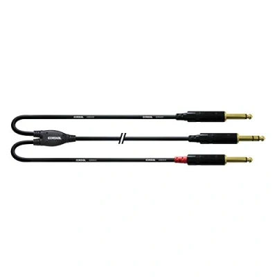 Imagen de CORDIAL Cable audio Jack st. 2 mono 90 cm adaptador Essentials