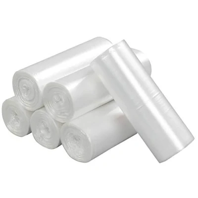 Imagen de Ponpong 40L Transparente Bolsas de Basura Sacos la Basura, 150 Paquetes/ 6 Rollos