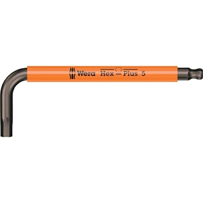 Imagen de Wera 950 SPKS Llave acodada Multicolour, metrica, 5.0 mm