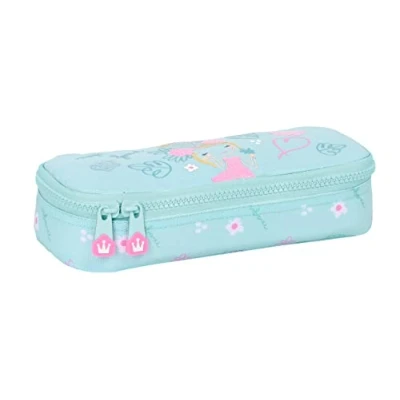 Imagen de Glowlab Kids Cute Doll Portatodo Infantil, Tejido Reciclable, Estuche Niño, Ideal para Niños de 5 a 14 Años, Cómodo y Versátil, Calidad Resistencia, 22x8x5 cm, Color Azul Claro