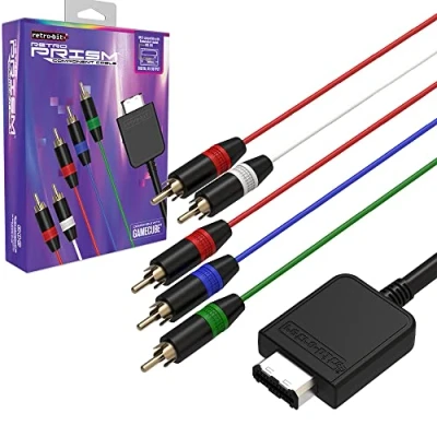 Imagen de Retro Bit Prism Component Cable for Gamecube (Gamecube)