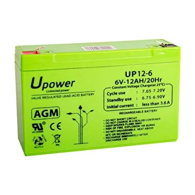 Imagen de Master U Power MU UP12 6, Bateria Plomo, Verde‎, 15.1 x 5.1 10 cm