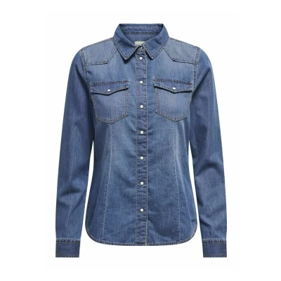 Imagen de ONLY Camisa, Mujer, Talla: Medium, Medium blue denim