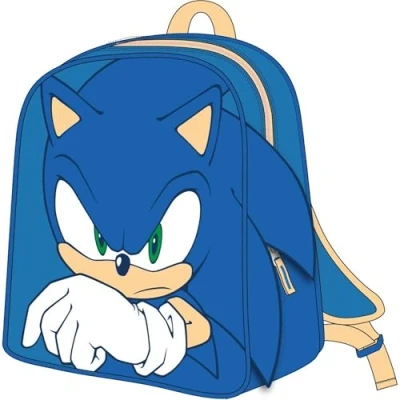 Imagen de CERDÁ LIFE&#039;S LITTLE MOMENTS Mochila Infantil 3D Aplicaciones Sonic, Unisex niños, Azul, Pequeña