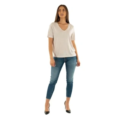 Imagen de ONLY Onlelise V NECK Camiseta básica, Mujer, Talla: Large, Moonbeam