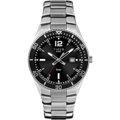Imagen de Timex Reloj Analógico para Hombres de Cuarzo con Correa en Acero Inoxidable TW2V53700