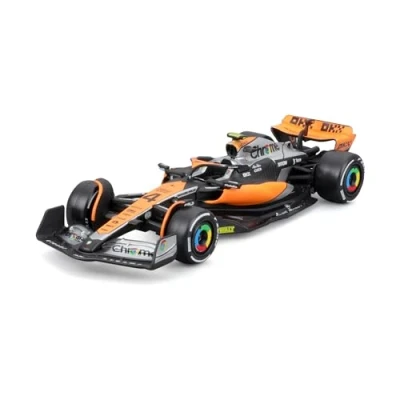 Imagen de F1 McLAREN MCL60 2023 BRITISH GP Fórmula 1 LANDO NORRIS 4 Escala 1:43 12 cm Bburago 38087